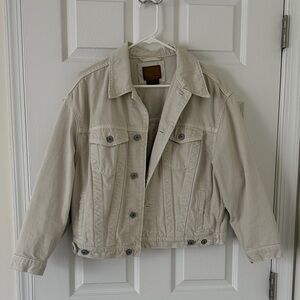 American Eagle Beige Denim Jacket